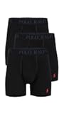 POLO Men's 4d Flex Cotton Modal Stretch Boxer Briefs 3-Pack