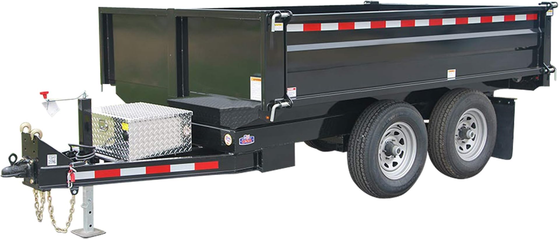Dump Trailer Plans DIY Bumper Pull 45 Degree Tipping Angle 10'x6' Build Your Own