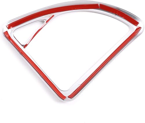 Miniatura 6 de YIWANG ABS coche central control palanca de cambios marco pegatinas para BMW Serie 1 E81 E82 E87 2007-2011 accesorios de coche (plata)