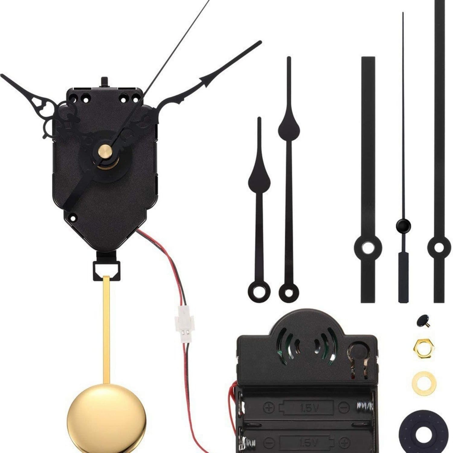 DIY Quartz Clock Movement with Pendulum Battery-Operated Pendulum Clock Movement Kit for Hobbyists, Clockmakers, Set 9403-9415-9865 a-picture-13