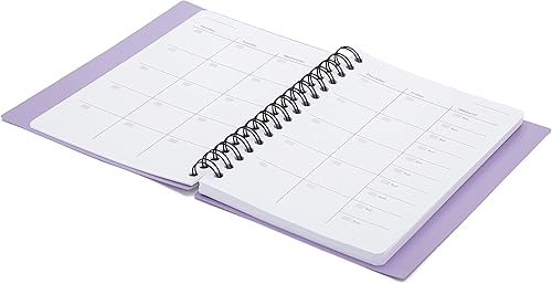 Vista 33 de Mintra Office Planificador semanal/mensual sin fecha (carta, hielo ártico)