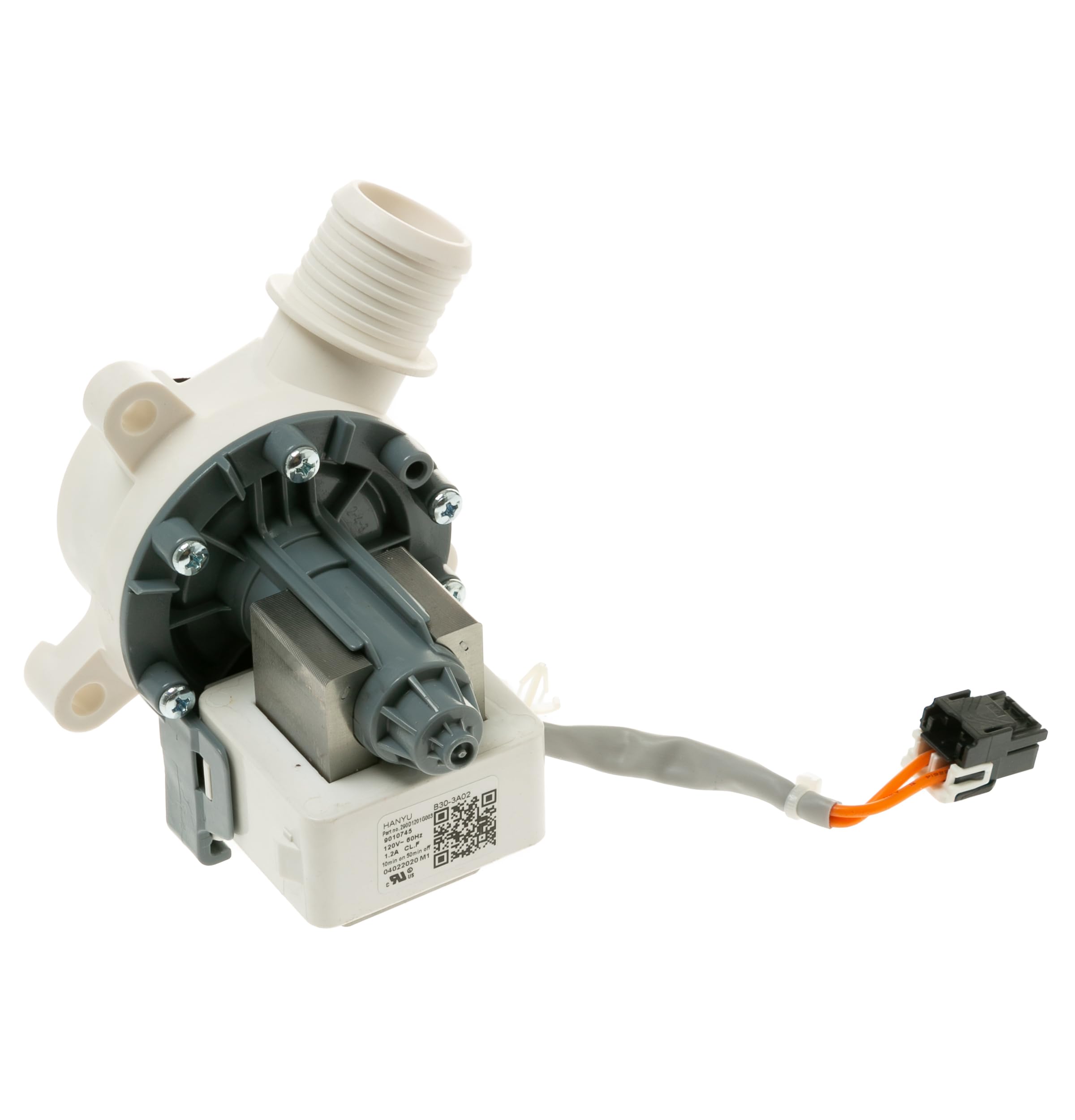 Parts Master Repuesto para bomba de drenaje de lavadora GE/Hotpoint WH23X28418 PS12723115 AP6889136