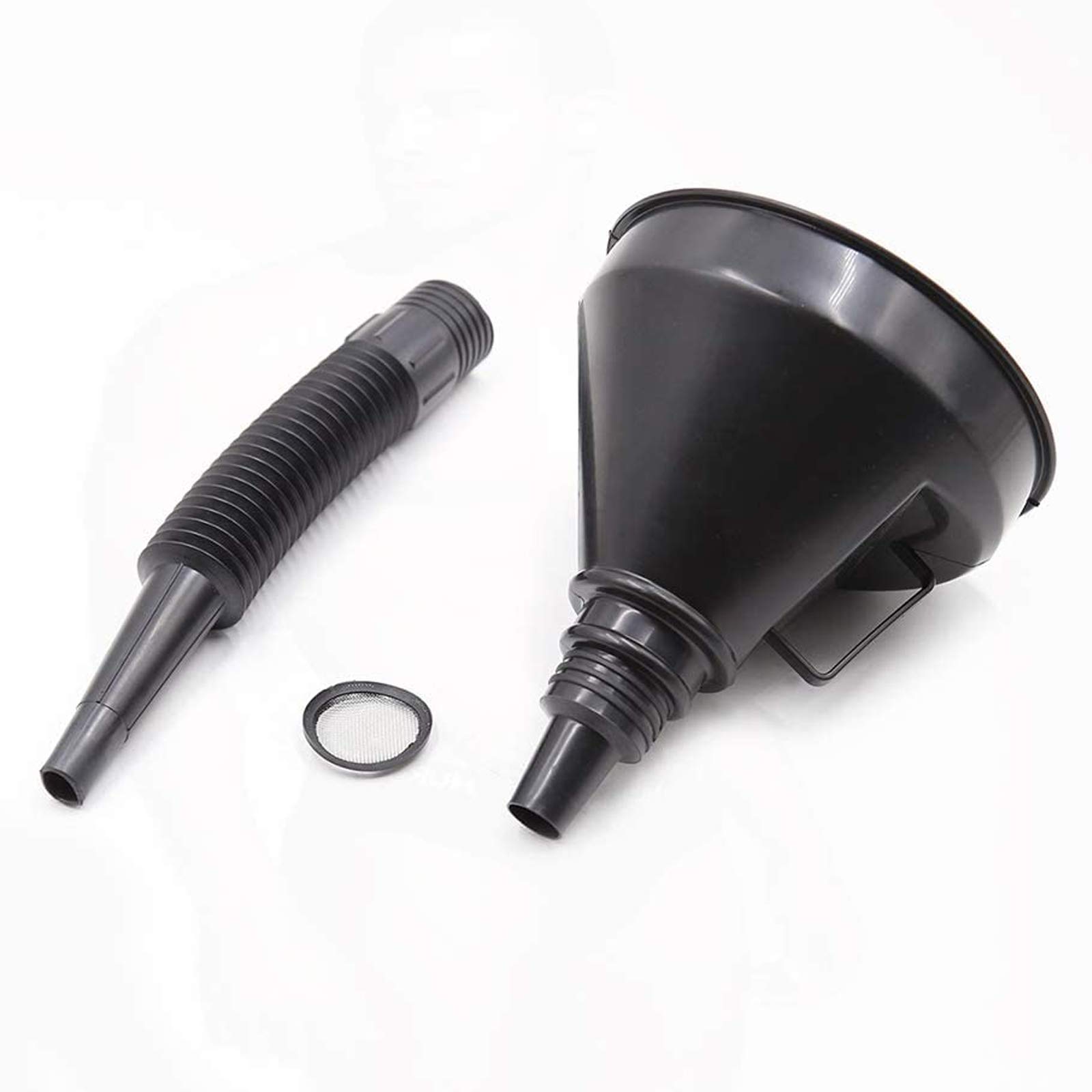 Bavaglio per Bocca con Imbuto - Schiavo del Sesso Toilette Imbuto Bocca Aperta Bavaglio Cappuccio Maschera Orinatoio Piscio Gag Silicone SM Cappuccio Gioco di Ruolo per Animali Domestici(Schwarz)