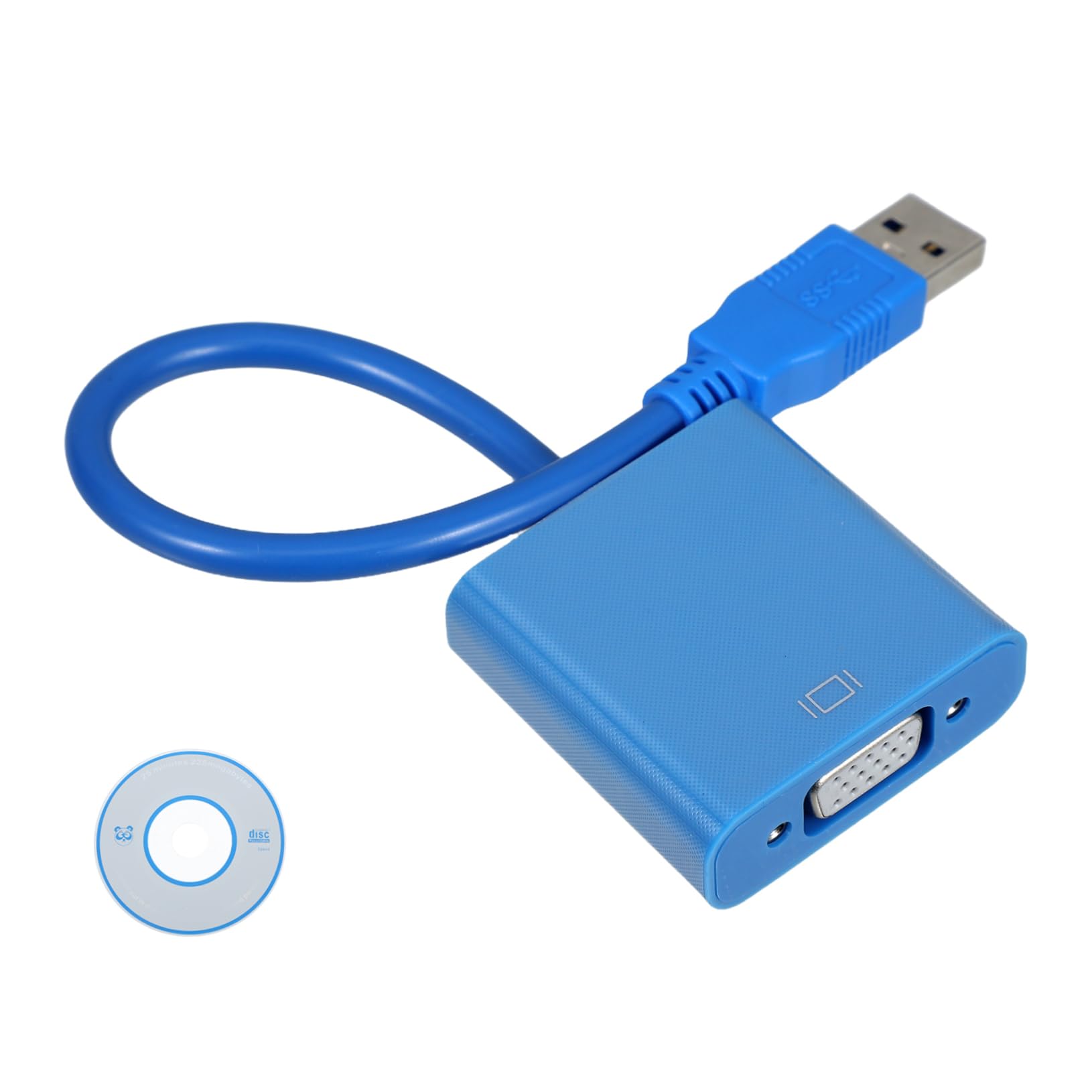 Happyyami USB to Adapter Cable USB 3.0 to for Monitor Multi-Display Support Easy Setup