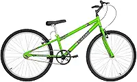 Bicicleta de Passeio Ultra Bikes Esporte Rebaixada Aro 26 Reforçada Freio V-Brake Sem Marcha Verde Kw