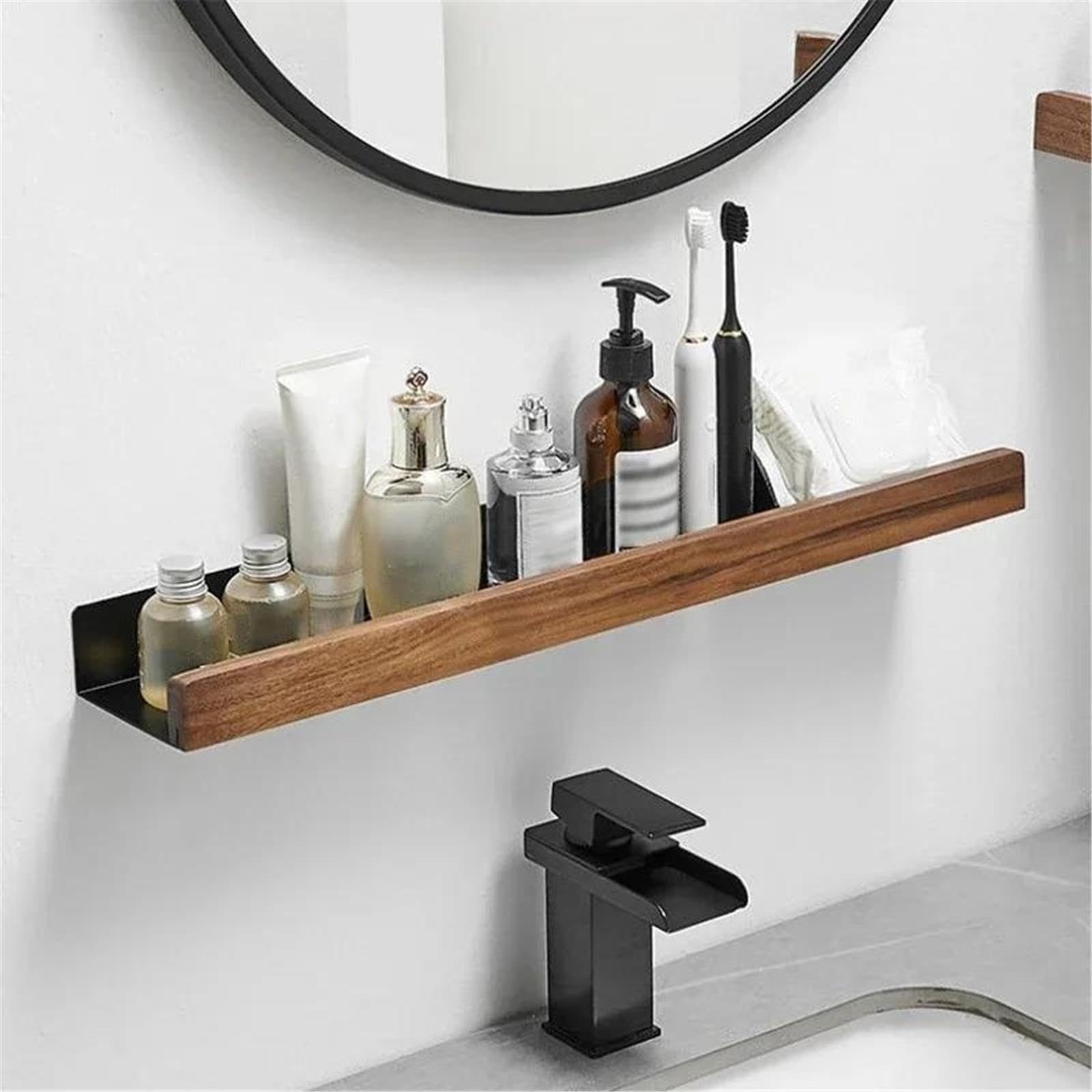 Étagère de salle bain Étagères douche murales Rangement(Moyen)