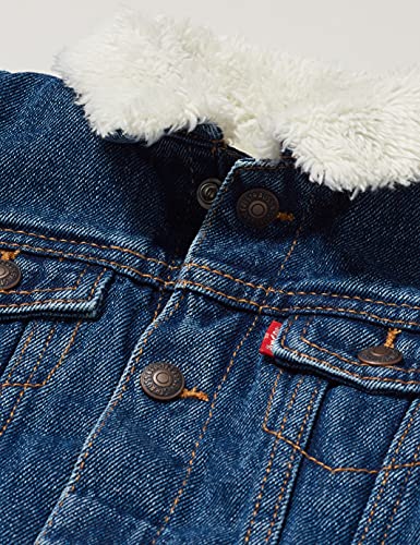 Levi's Kids Lvn Denim Sherpa Trucker Jacket voor baby's - Image 3