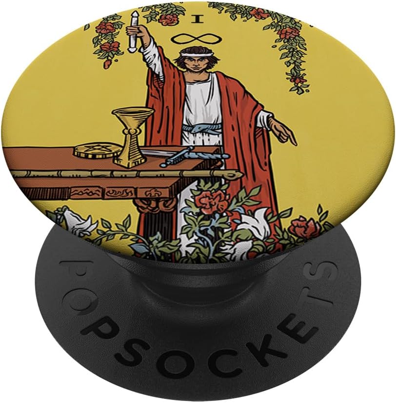 The Magician Tarot Card Spiritual Pagan Witch Divination PopSockets Adhesive PopGrip