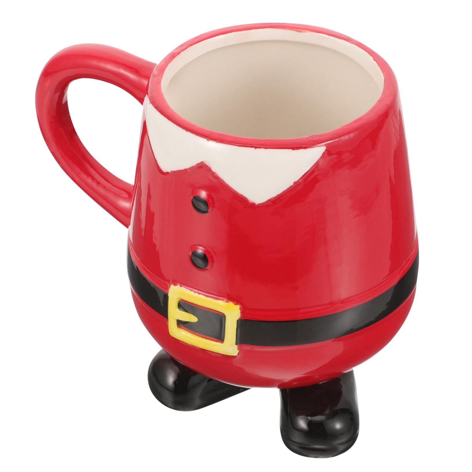 Taza de Navideña con Diseño de Muñeco Papá Noel Asa Ergonómica Resistente al Calor para Café y Bebidas Oficina y Hogar