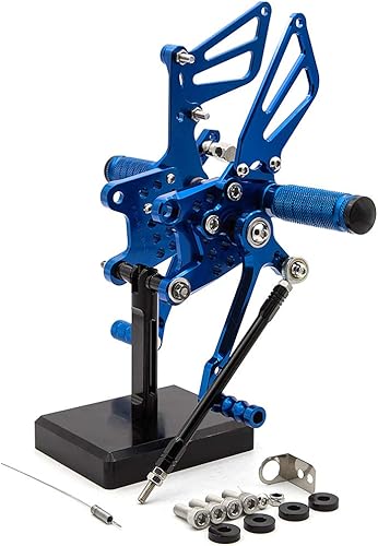 Miniatura 25 de Motorcycle Rearset Foot Pegs Rear Set Footrests Fully Adjustable Foot Boards Compatible for GSXR750 GSXR600 1996-2005,GSXR1000 2000-2004,SV650