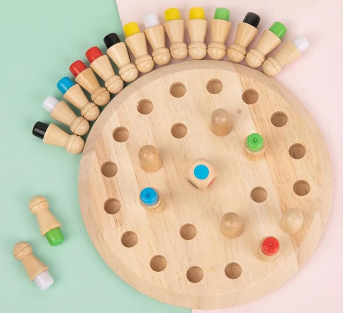 TOYARTSY Wooden Memory Match Stick Educational Intelligent Logic Game and Family Party Casual Game (B0D28M316K) Amazon Price History, Amazon Price Tracker
