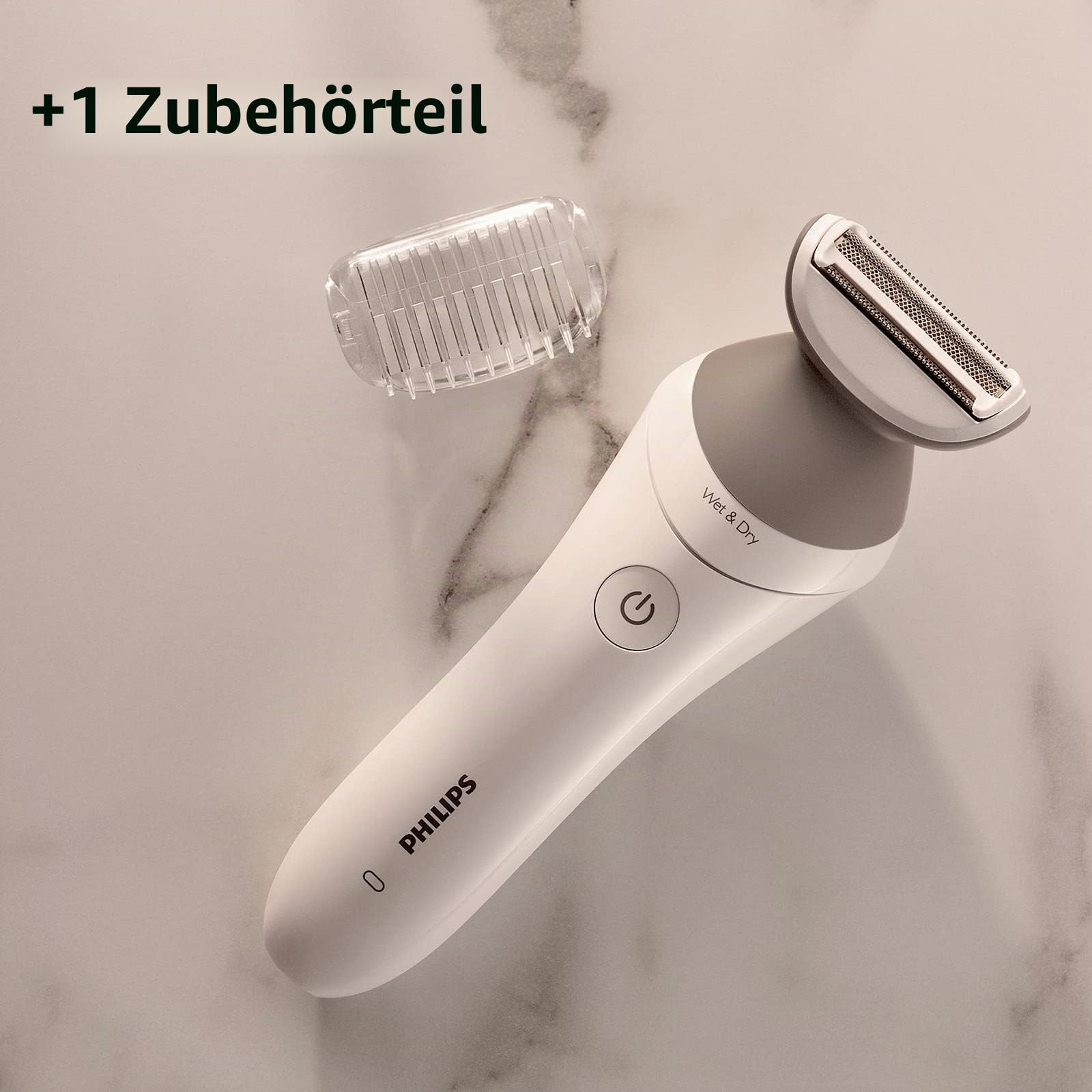 PHILIPS Lady Shaver Series 6000 BRL126/00 Schnurlos Nass- und Trockenanwendung Weiß
