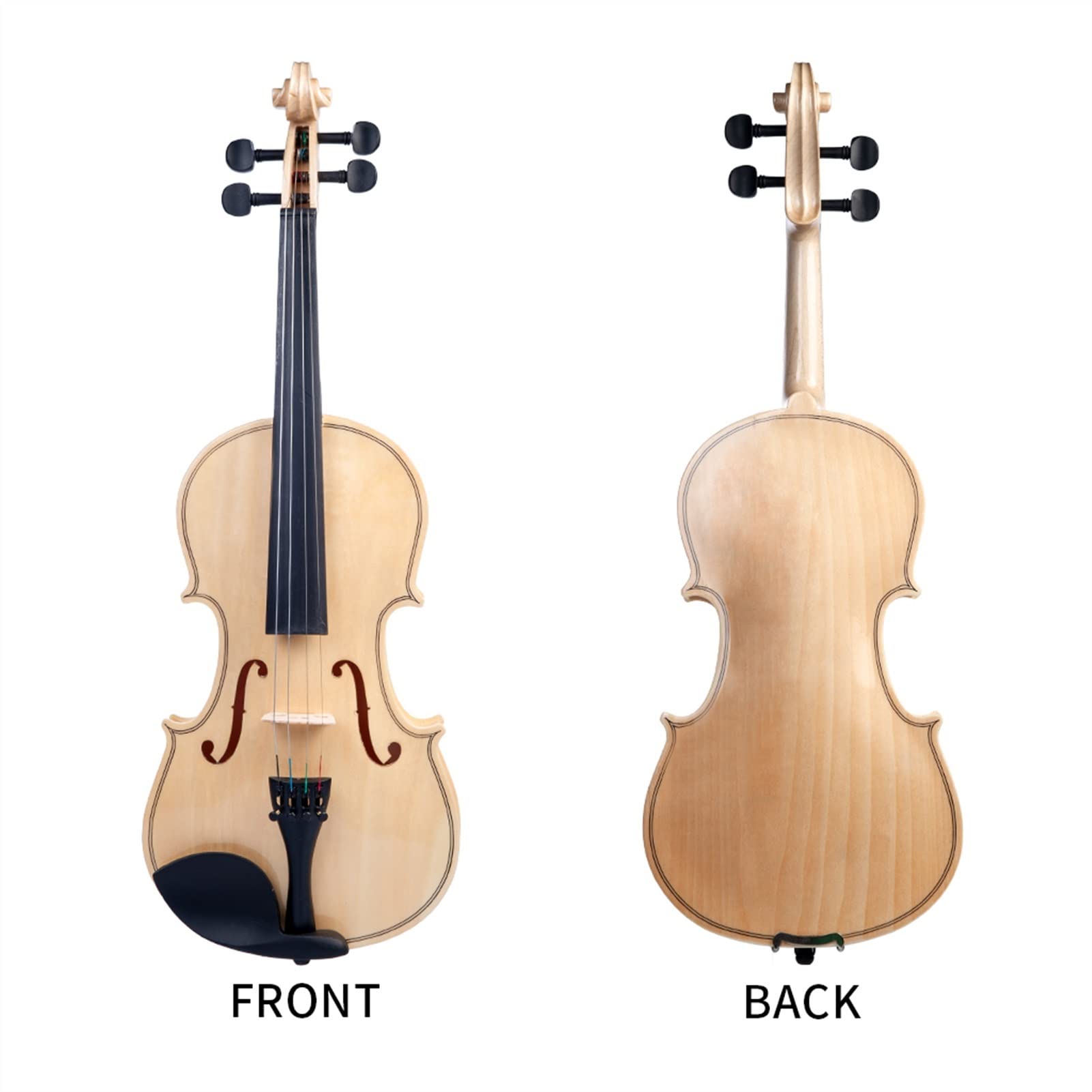 Estudiante violín 4/4 Juego De Violín Acústico Placa De Bosswood con Brasilwood Bow+ Case Estudiante Violín Uso