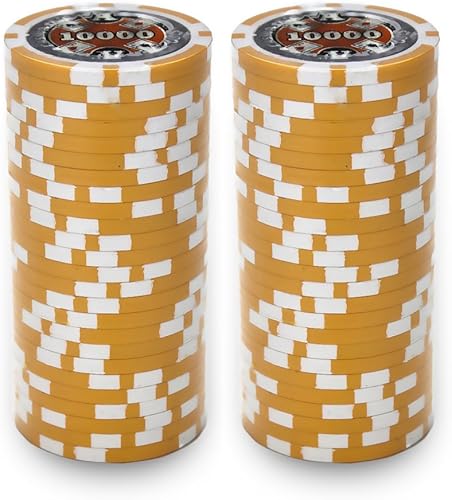 Miniatura 2 de Brybelly Ace Casino Poker Chip Heavy 0.49 oz Clay Composite  Paquete de 50