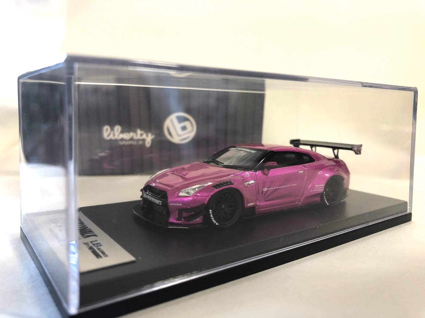 【開封品】1/64 リバティーウォーク⑮ 1/64スケール MINI GT「Nissan Z☆LB NATION WORKS」(Seiran