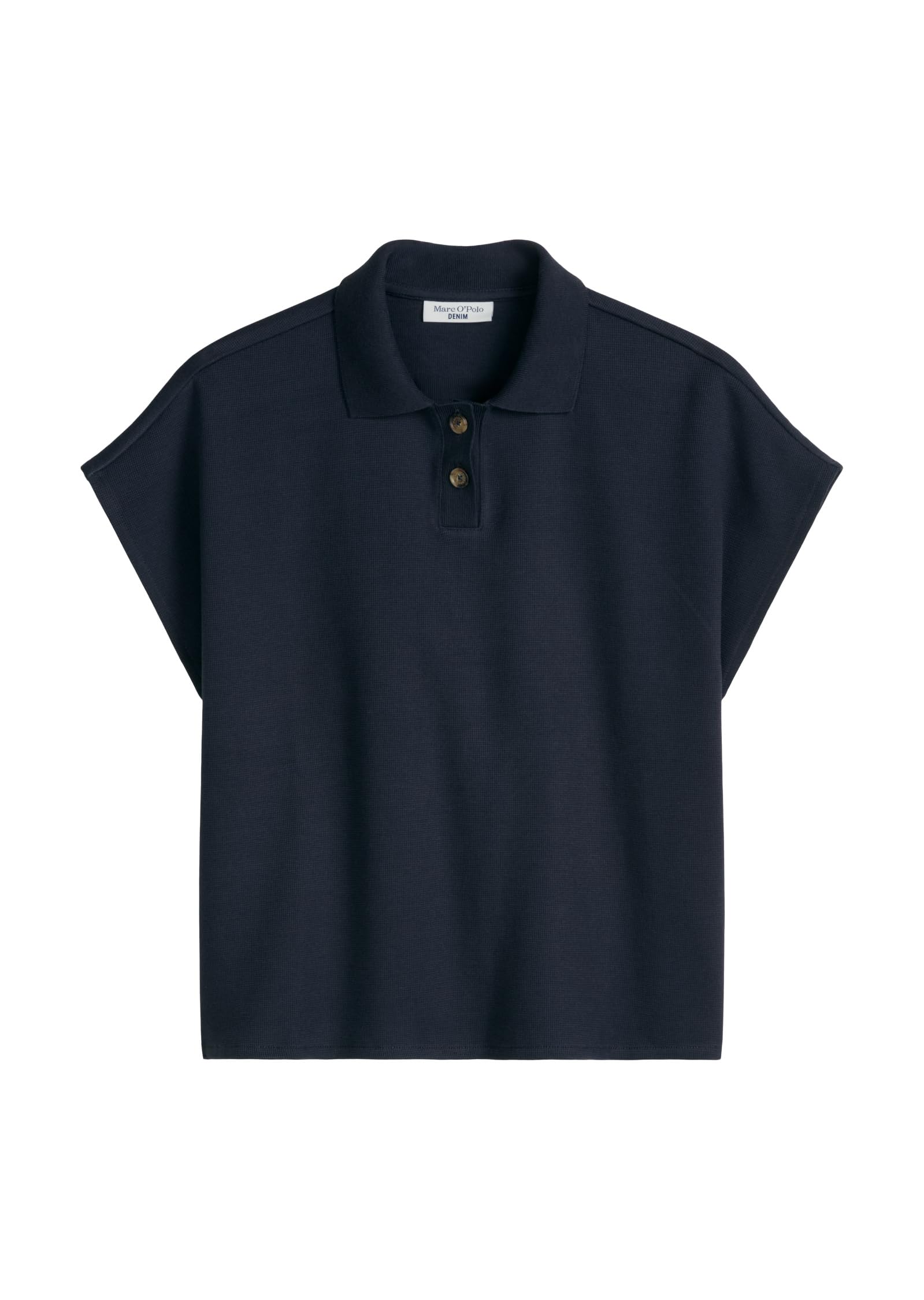 Polo de manga corta mujer Marc O'Polo de algodón orgánico premium y corte holgado 7