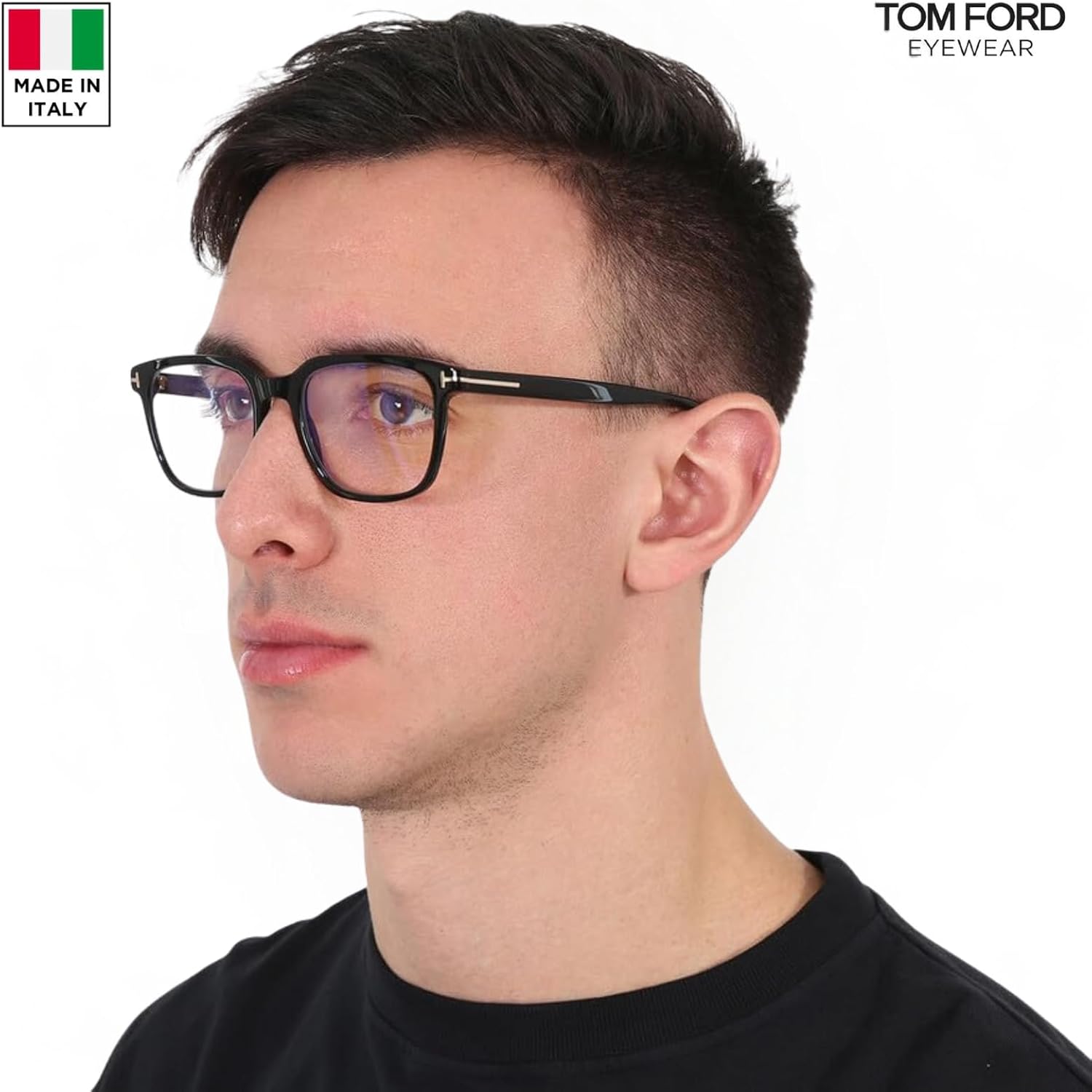 Tom Ford FT5818-B Square Shape Eyeglass Frame With Luxury Eyewear Kit - Image 7