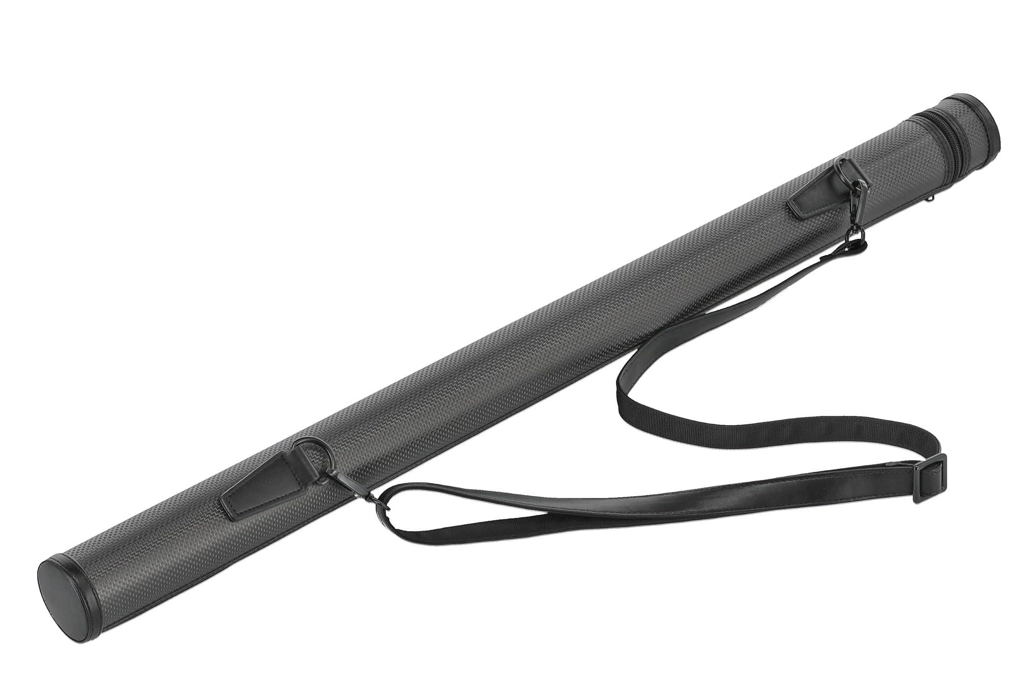 GEWA Bow Case with Carrying Strap for 2 Violin Bows - Hard Shell - YKK Zipper - Padded Interior - Titanium - Suitable for Space Bag Violin Case/Backpack