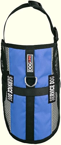 Miniatura 4 de Dogline Chaleco para perro de servicio, 17 x 21 pulgadas, azul