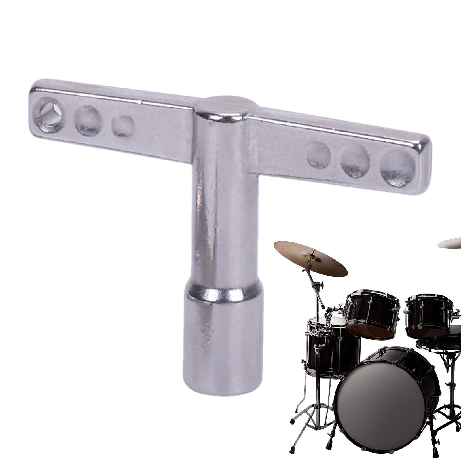 Llave de afinación de tambor, herramienta de llave de tambor | Llave de afinación de tambor de metal portátil, llave de afinación de tambor de aleación para tambores acústicos y electrónicos