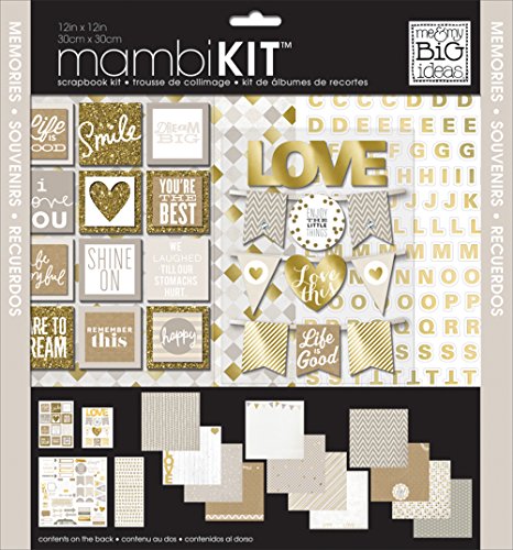 me & my BIG ideas All About Neutrals Page Kits, 12-Inch by 12-Inch