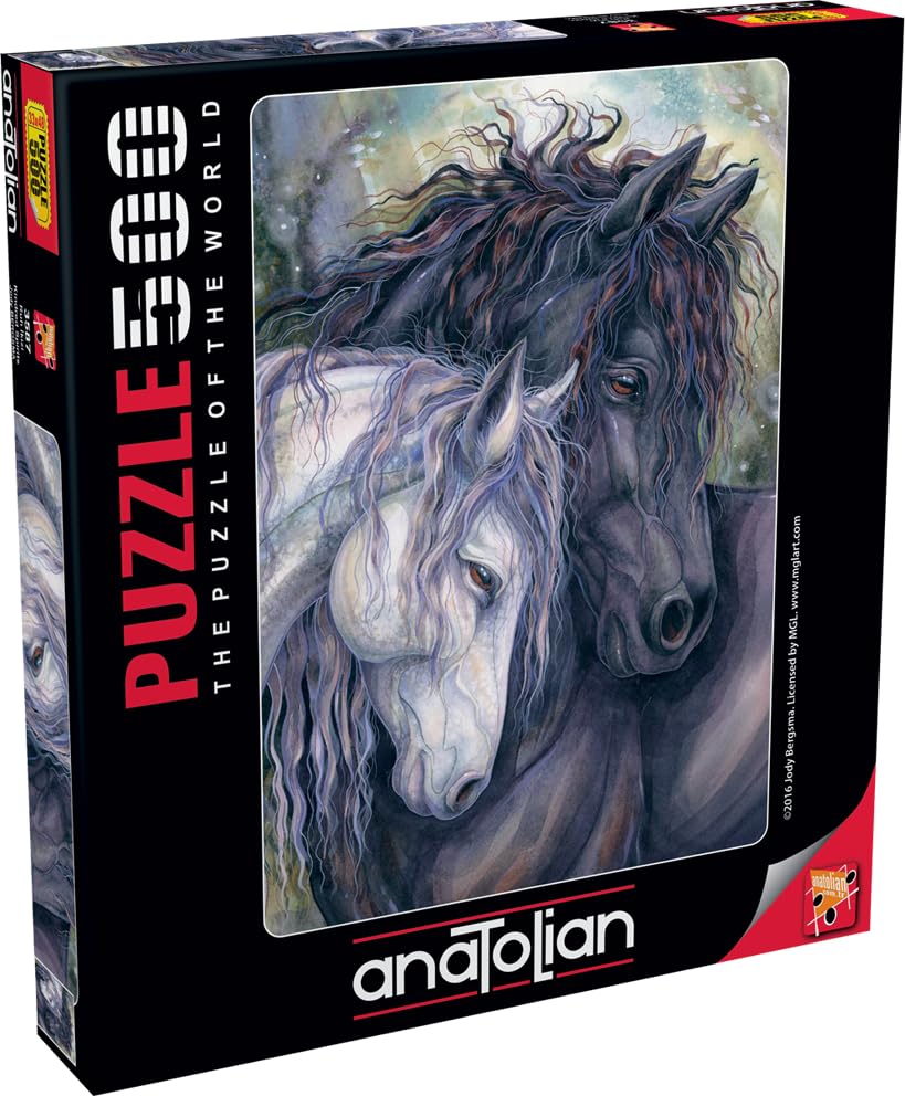 Anatolian 500 Teile Puzzle – Für Erwachsene & Familie – Motiv „Kindred Spirits“ – Aus ESKA Board