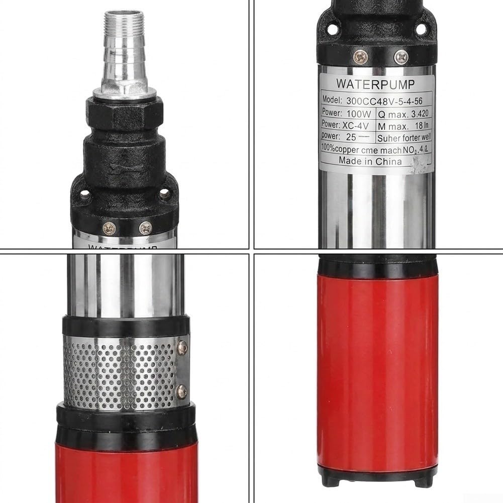 pour Pompe de Puits Submersible 12V 250W Acier 25m pour Pompe(24V)