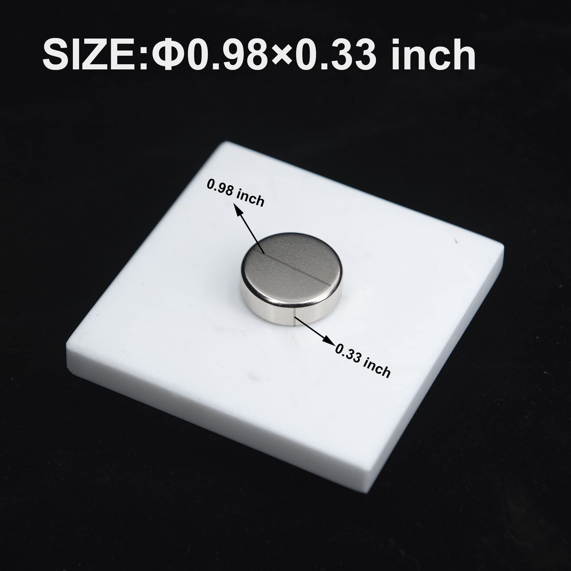 Research Magnets Snapklik.com : Neodymium Disc Magnets Thick Rare Earth Magnets Round ...