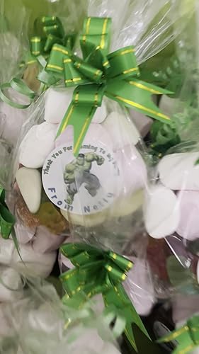 50PCS Clear Cellophane Treat Bags, AUERVO 13 X 18 Cm Clear Resealable