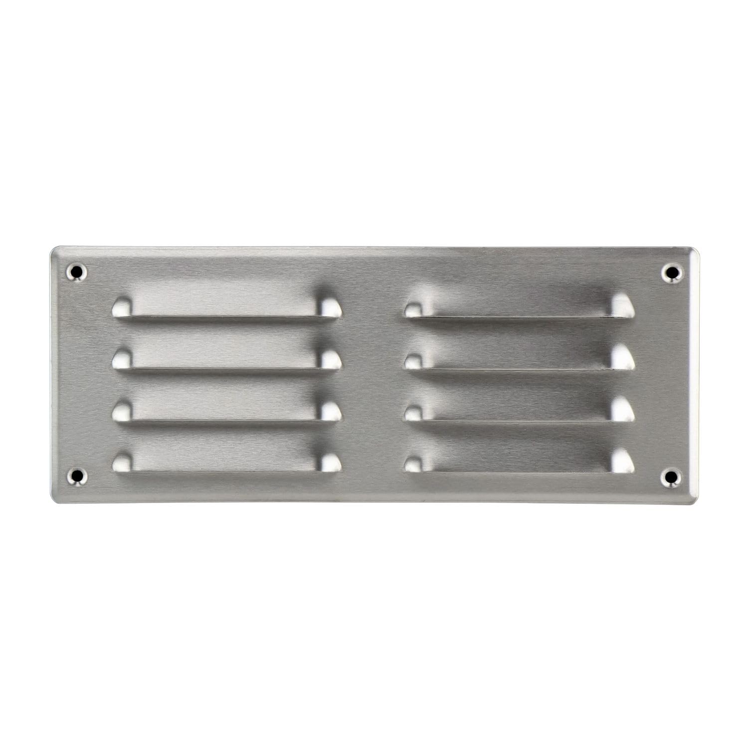 Griglia Di Aerazione Quadrata In Metallo 260x105 Mm Acciaio Inox - Foto 9