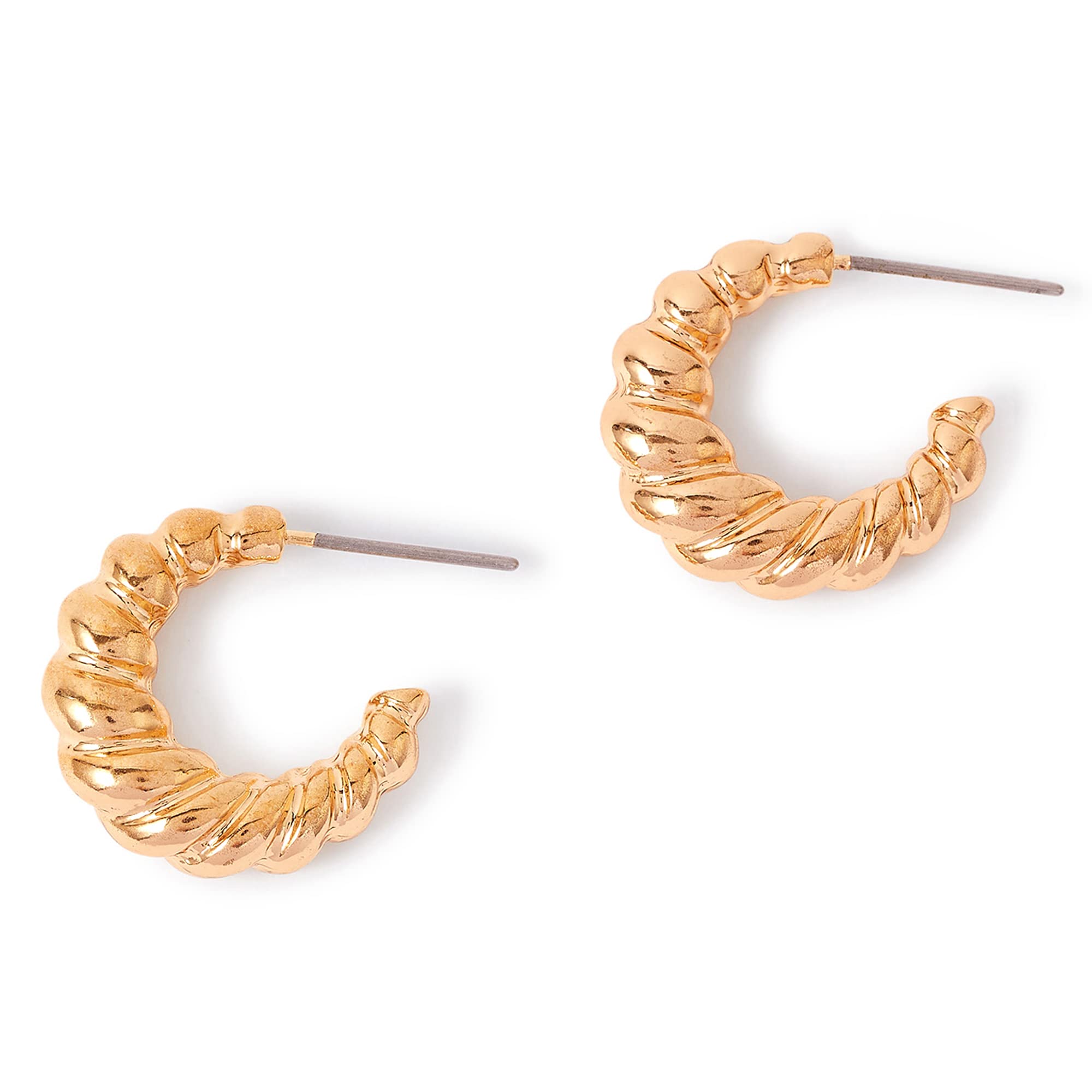Accessorize London Women Gold Croissant Hoop Earring I Gift for Women & Girl (B0B5693FS3) Amazon Price History, Amazon Price Tracker