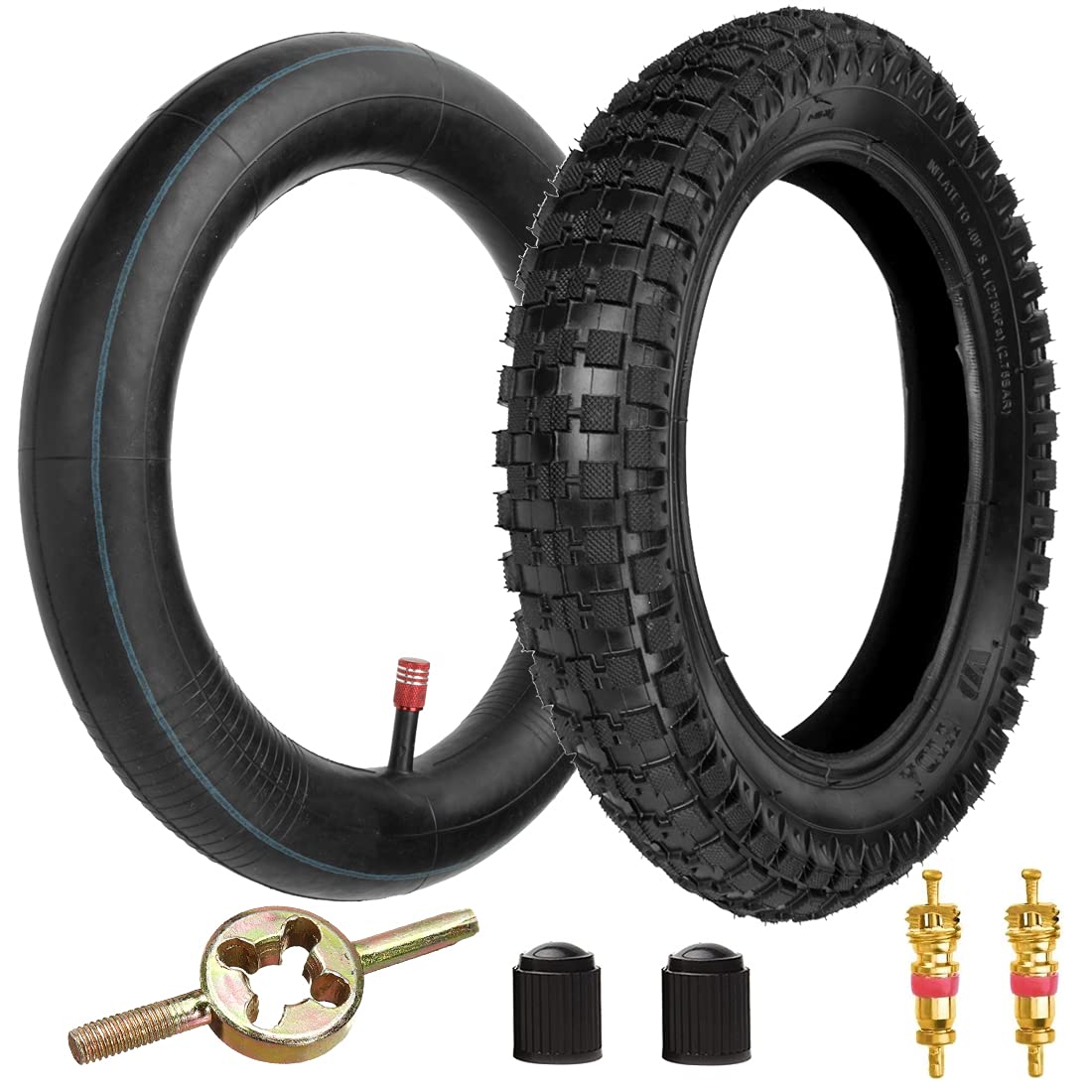 FVRITO12.5x2.75 12-1/2x2.75 Tire and Inner Tube for Razor MX350 MX400 Dirt Rocket X-Treme X-560 Scooter 47cc 49cc 2-Stroke Mini Pit Dirt Pocket Bike Dune Buggy