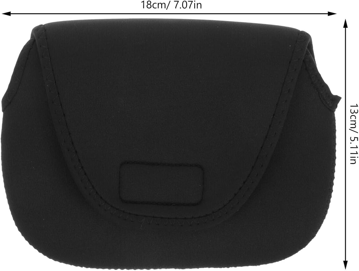 Fishing Reel Case Baitcasting Reel Cover Medium Neoprene Protective Pouch Sleeve for Travel Storage Rod Accessories