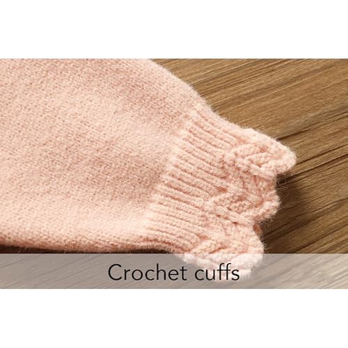 Moonnut Baby Girls Cardigan Sweaters Bow Soft Knitted Coat For 1-5 Years (2T, Pink) #TOP6