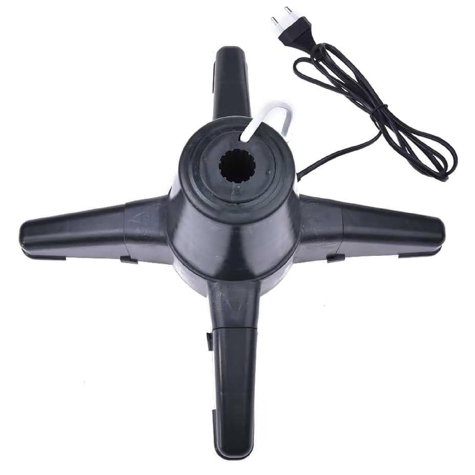 Support de sapin de Noël 66 cm réglable à 360° – Support rotatif robuste et électrique pour décoration de sapin de Noël du Nouvel An – Convient