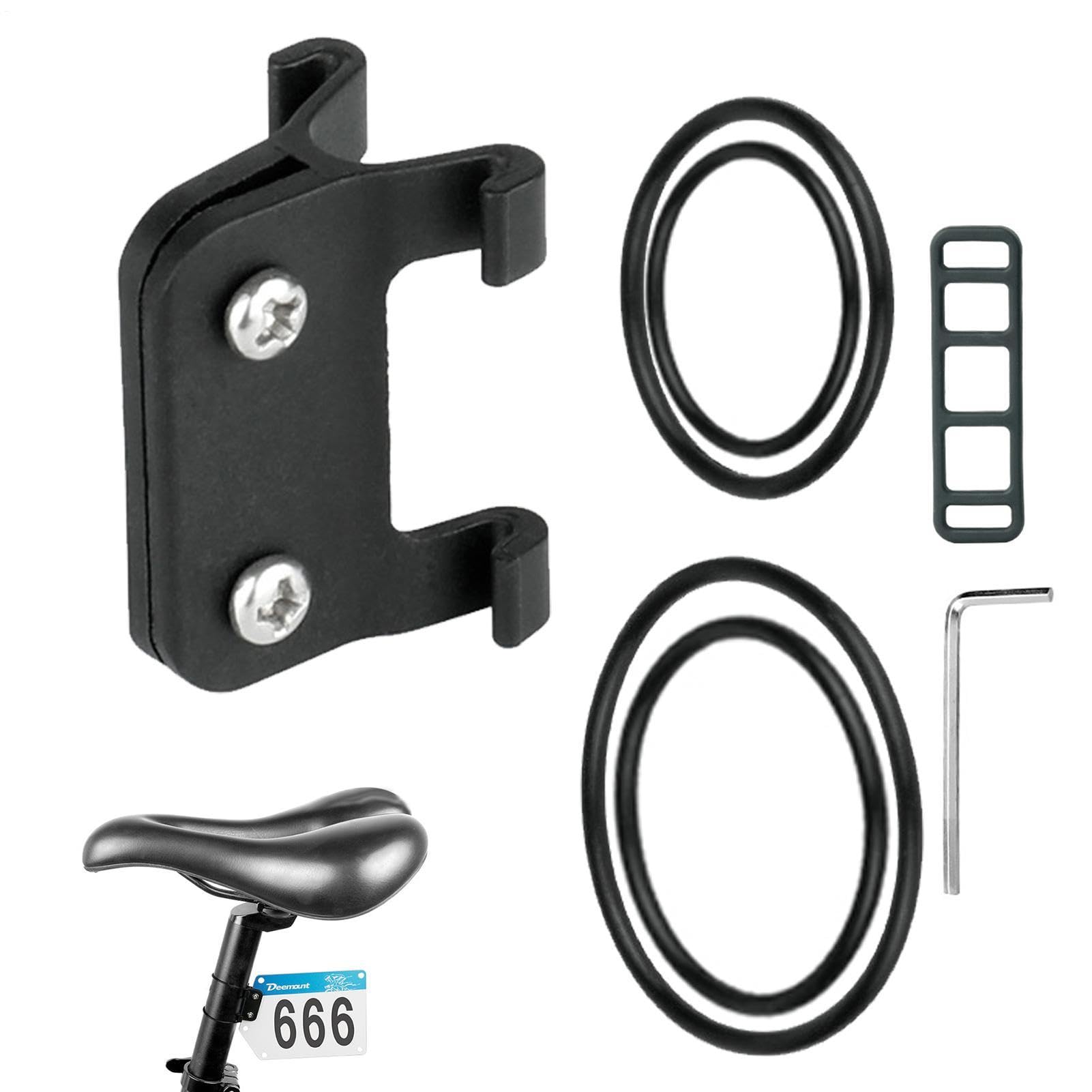 Soporte Dorsales Competición PVC Portanúmeros BTT Placa Bicicleta Montaña Carretera Plegables Accesorios Ciclismo