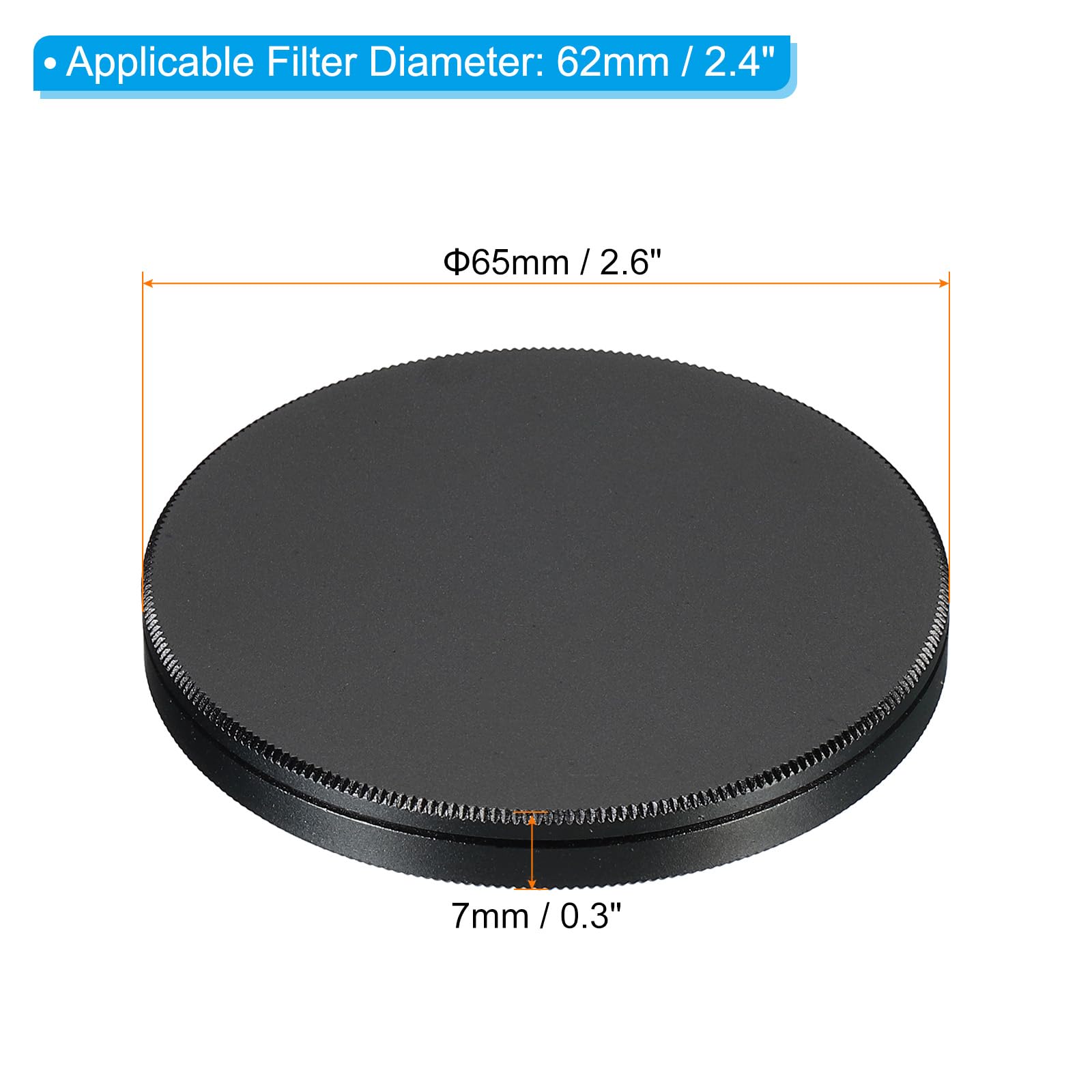 PATIKIL 62mm Lens Cap - Image 2