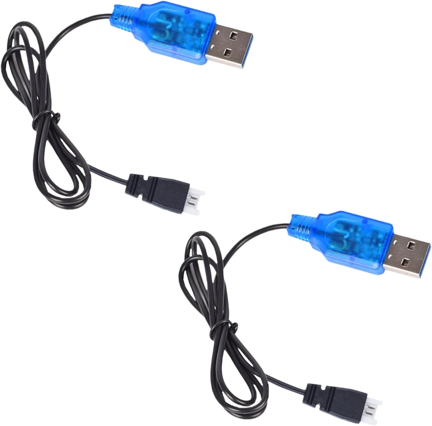 1S Lipo 3.7V Charger Cable with Molex Connector Plug for SYMA and Holystone Quadcopters, Aircraft Models and Mini RC Drones Battery