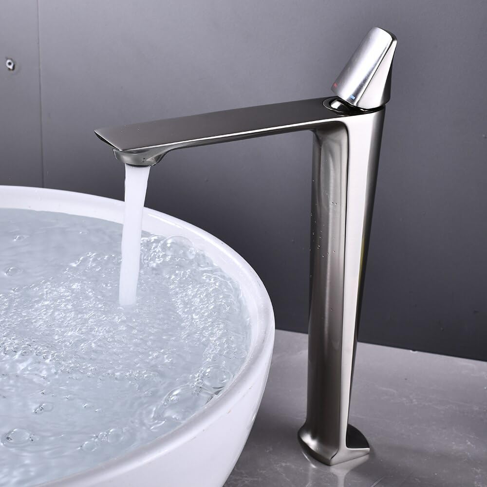 Mitigeur de lavabo chaud et froid pour vasque à poser moderne