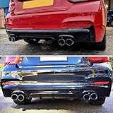 Rolling Gears Rear Window Spoiler Compatible with 2018-2025 Toyota Camry LE SE XLE XSE Spoiler Exterior Body Kit (Bilateral Double Outlet)