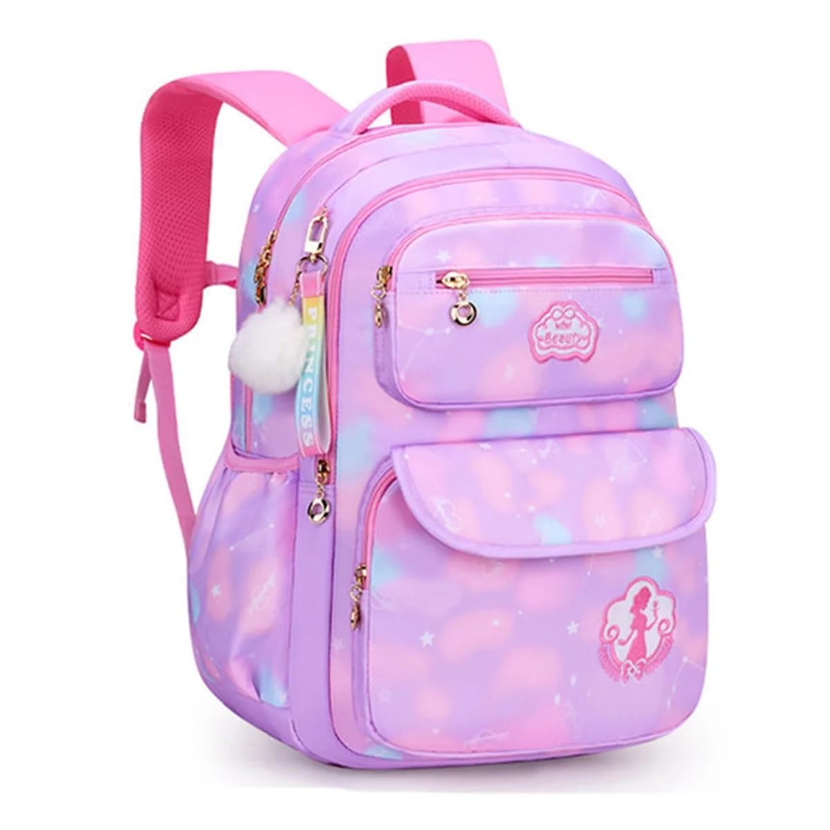 FunBlast School Backpack for Girls - Lightweight Large Capacity Bag for Girls Kids, Stylish School Bag for Girls, Travel Bag, Picnic Bag (44 X 30 X 20 CM) (Purple) (B0D9BDNNRC) Amazon Price History, Amazon Price Tracker