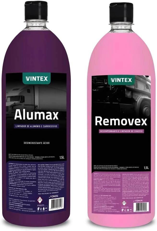 ALUMINUM CLEANER 1.5 LITERS + REMOVEX 1.5 LITERS + 360-DEGREE SPRAYER
