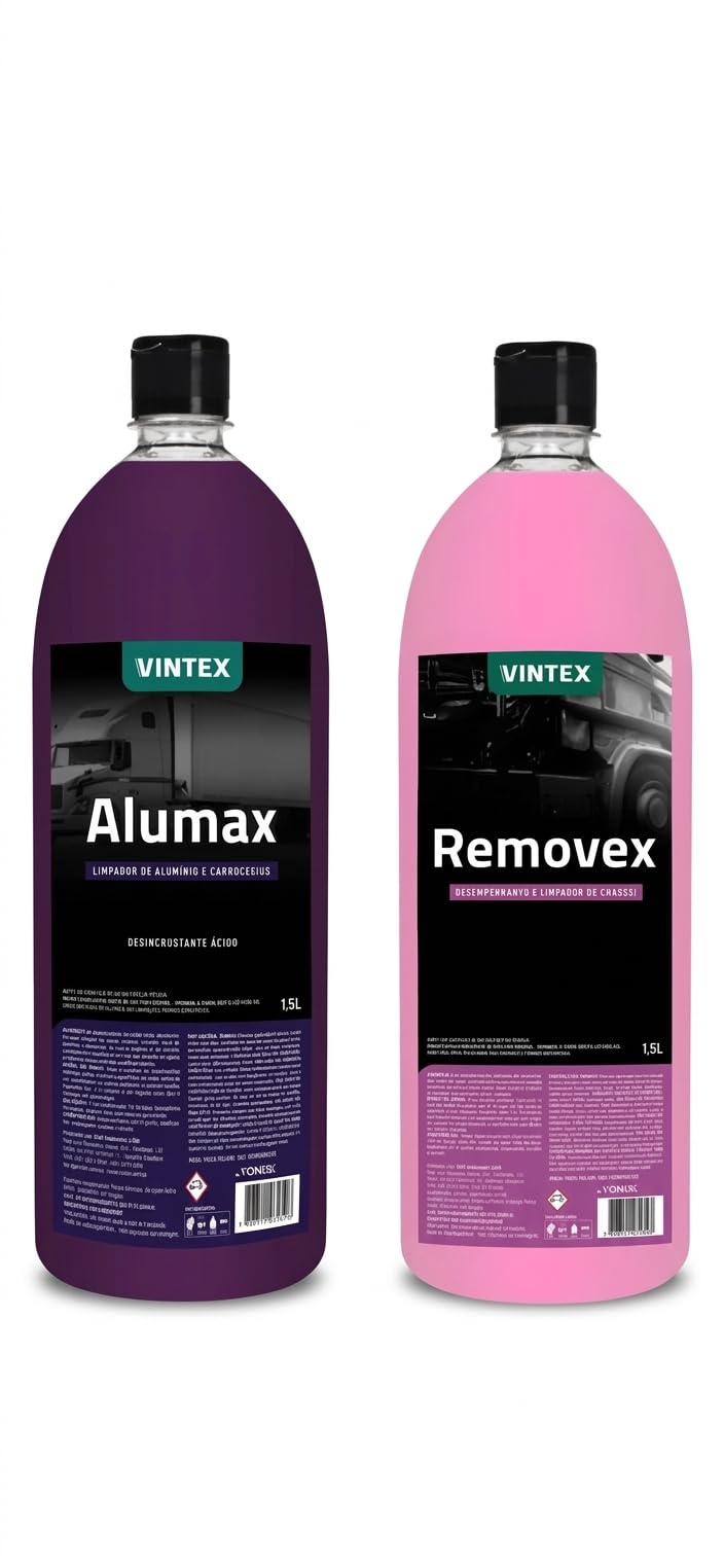 Alumax + Removex Set 1,5L – Felgenreiniger & Klebereste-Entferner – Auto Reinigungsset für Außenbereiche