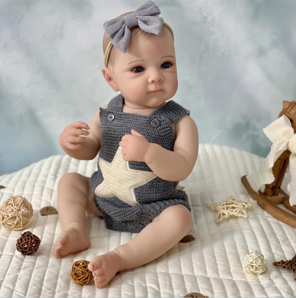 Realistyczne lalki Reborn Baby Dolls Girl silikonowe całe ciało realistyczna lalka noworodka można prać, miękkie winylowe lalki noworodka, chłopiec, prawdziwy rozmiar dziecka, anatomicznie