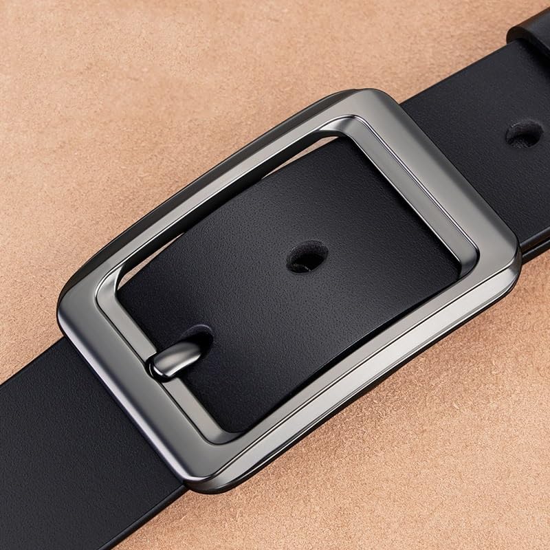 Men's Leather Needle Buckle Top Layer Cowhide Belt Men's Business And Leisure Belt3