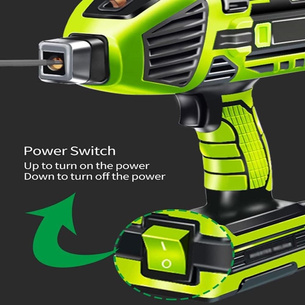 Kit de máquina de soldar con inversor, soldadora eléctrica de mano con 6 ajustes de corriente variable, pistola de soldadura ARC portátil para