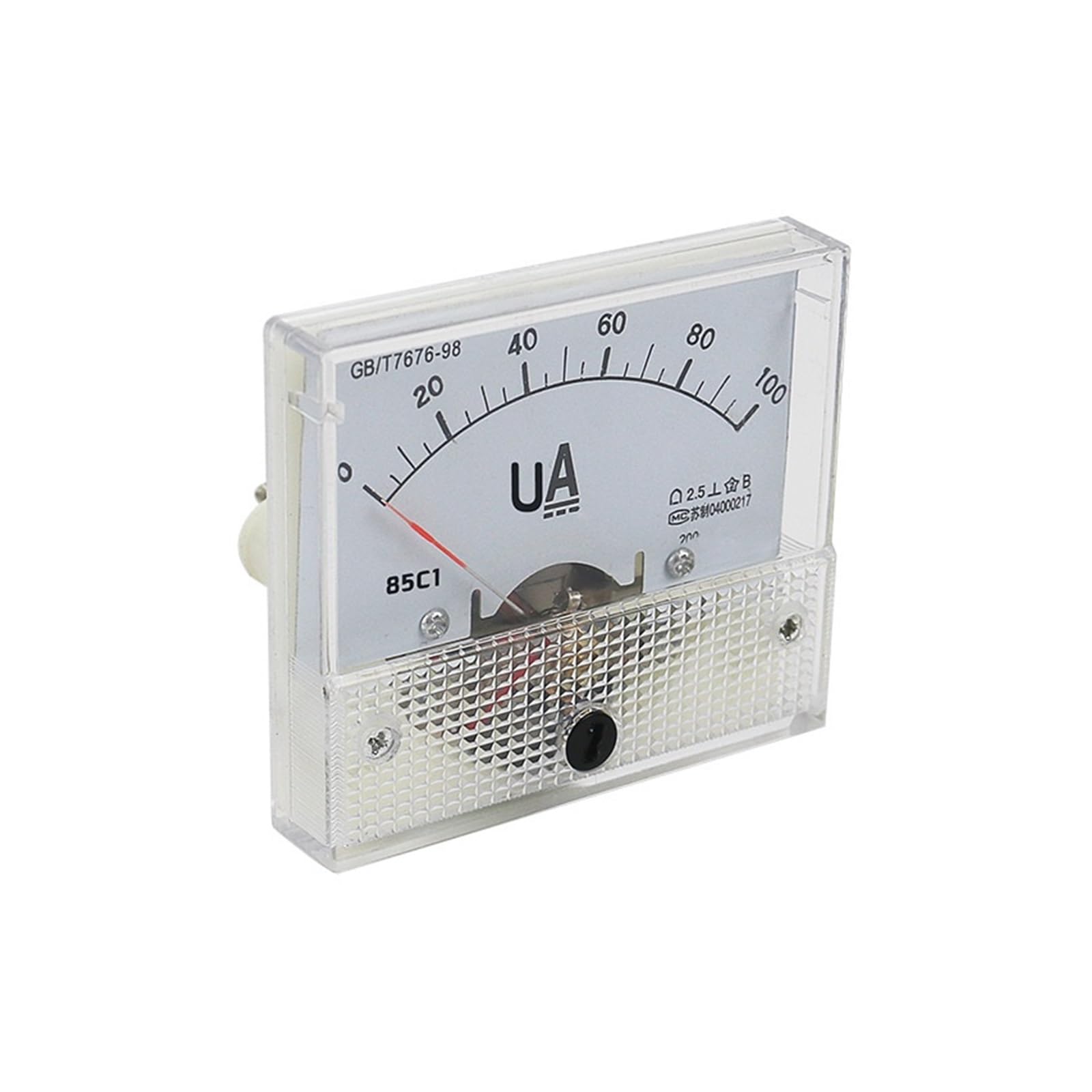 85C1-uA Ammeter DC Milliammeter Microammeter 50uA 100uA 200uA 300uA 500uA Ampere Meter(0-100uA)