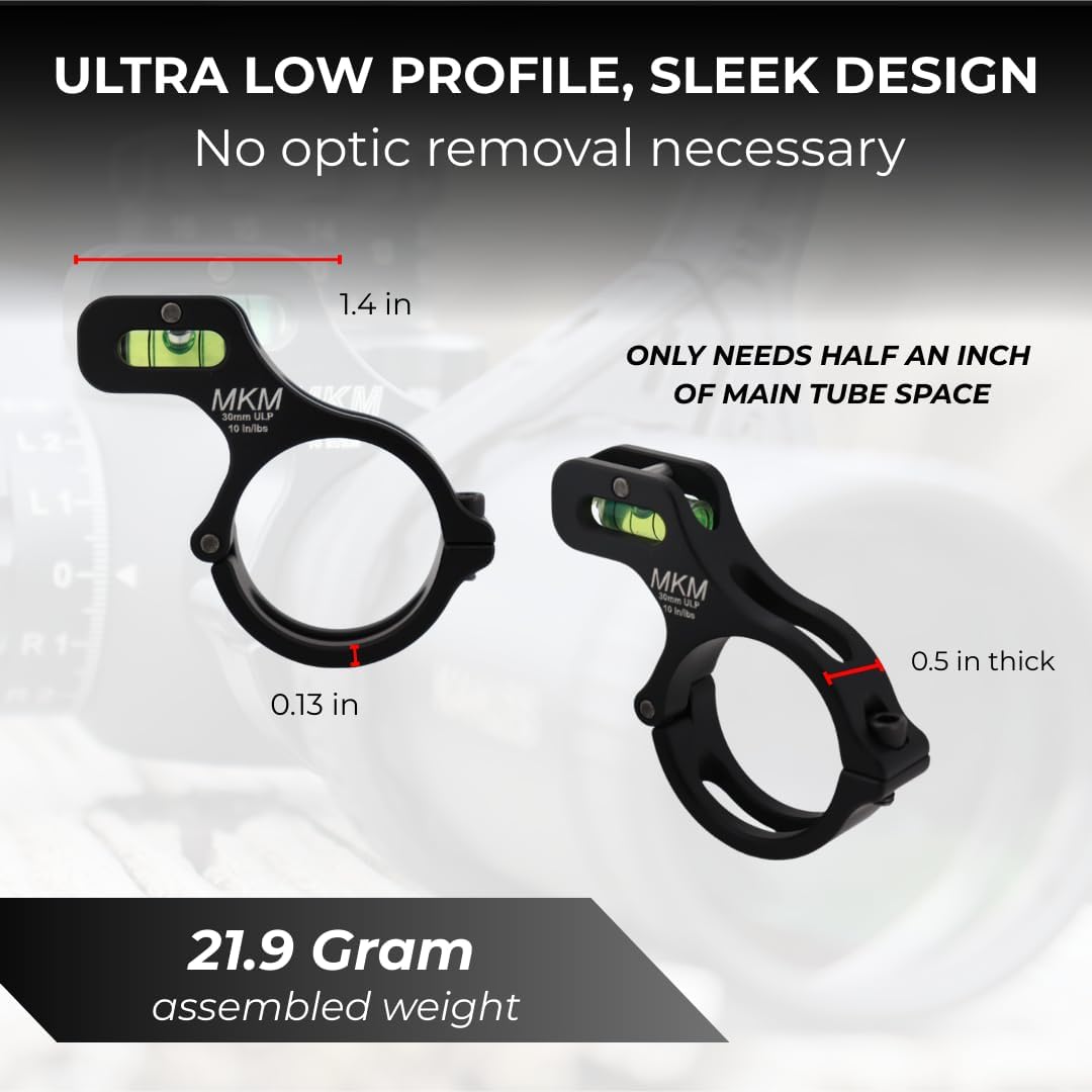 MK Machining Ultra Low-Profile Billet Scope Level