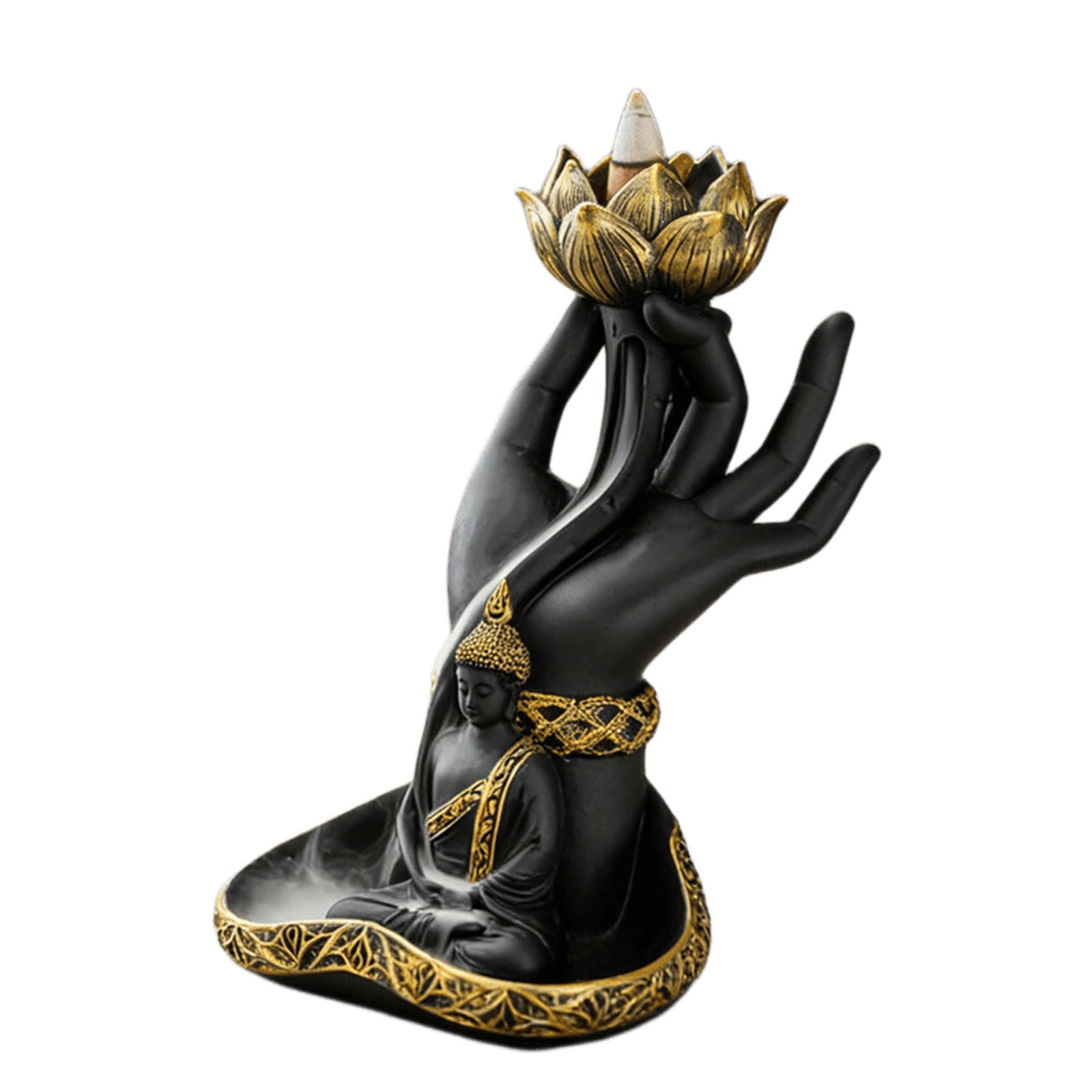 Whoasyst Sculpture with Spilling Effect and Plant Base Creates Comforting Environment for Home Mindfulness Lovers