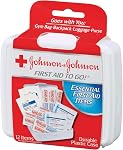JOHNSON & JOHNSON First Aid To Go Kit 12 Items 1 Each (Pack of 2)